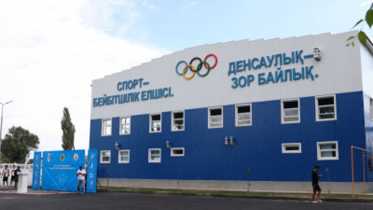 Жамбыл облысы Сұлутөр ауылында жаңа спорттық кешен ашылды