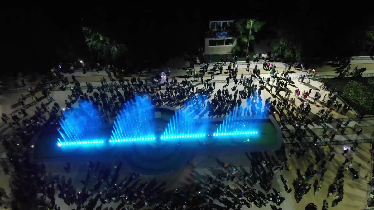 Қостанайда жарық сәулелі, әуенді субұрқақ іске қосылды