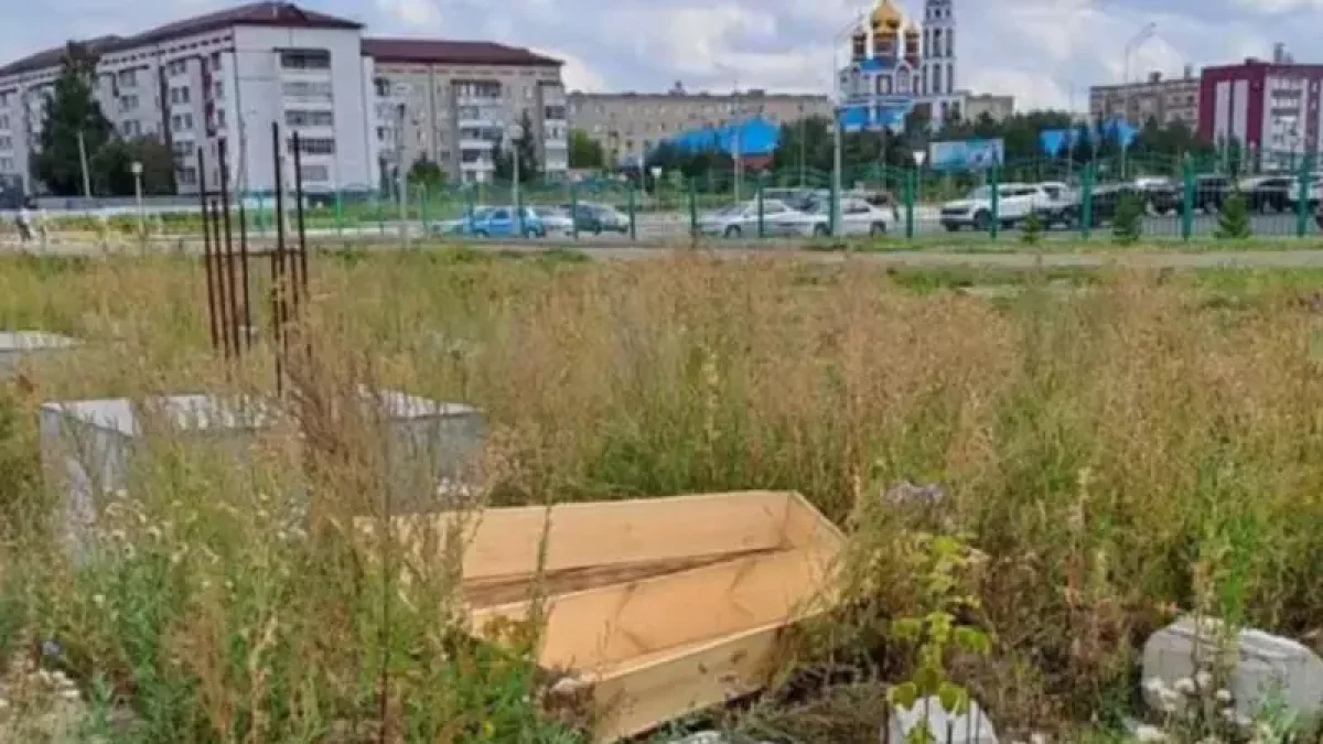 Петропавлда көшеден бос табыт табылды