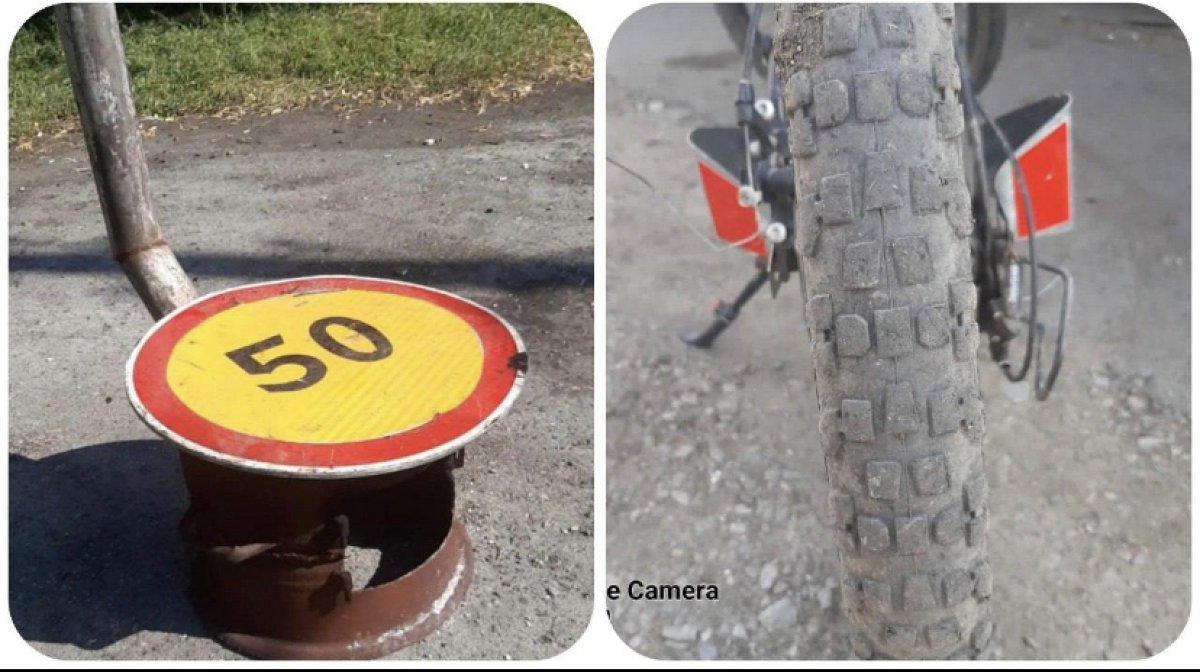 Казахстанцы крадут с трасс дорожные знаки и делают из них лопаты, крышки от кастрюль и строят заборы