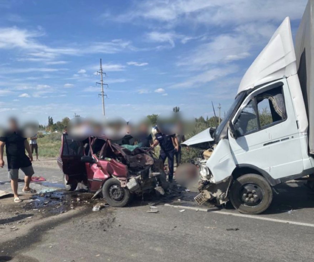 Nexia всмятку: 5 человек погибли в ДТП в Кызылординской области