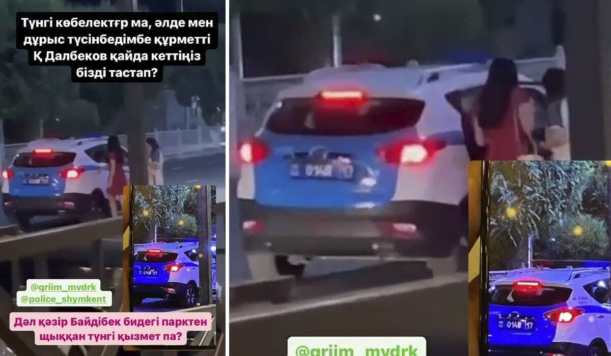 «Түнгі көбелектерді» тасып жүр»: ІІМ атышулы видеоға қатысты пікір білдірді