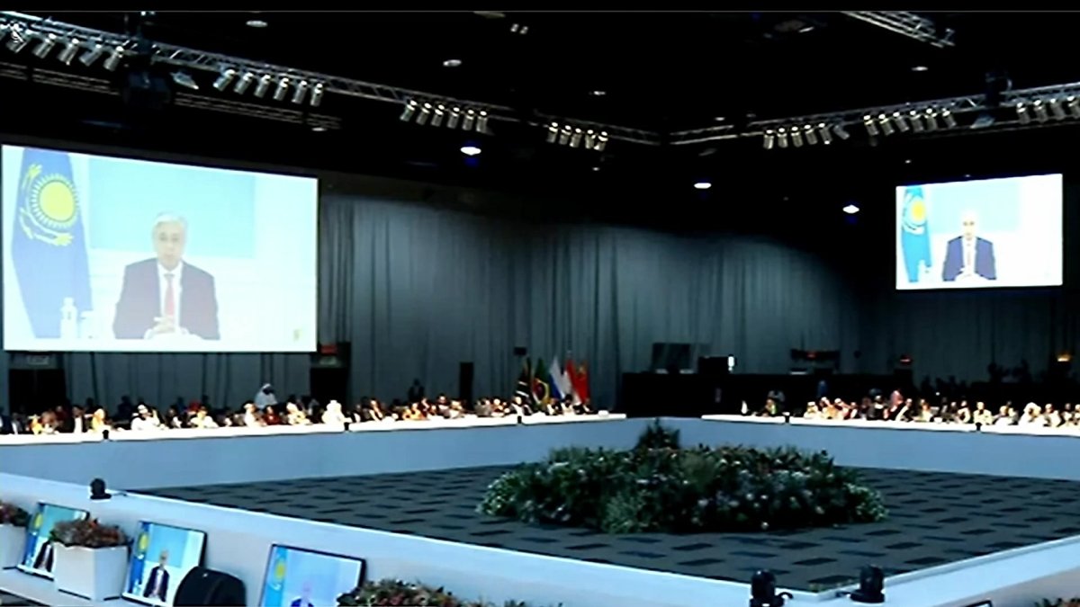 15-й саммит БРИКС: К. Токаев призвал участников к мировому единству