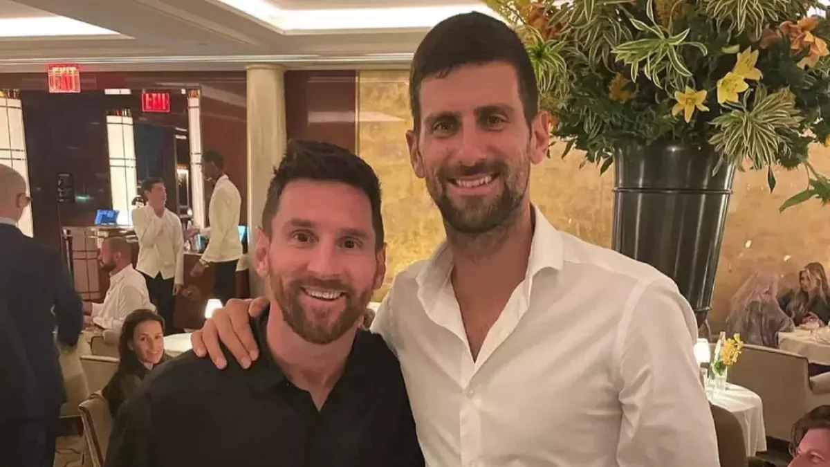 Аңызға айналған қос ойыншы: Джокович Мессимен бірге түскен суретін жариялады