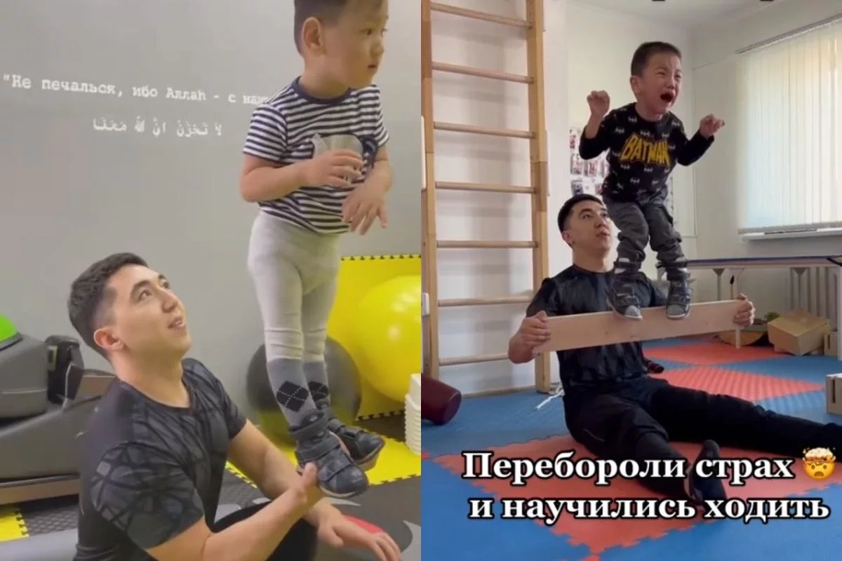 Ерекше балаларды аяғына тұрғызған семейлік дәрігер желі қолданушыларын тәнті етті