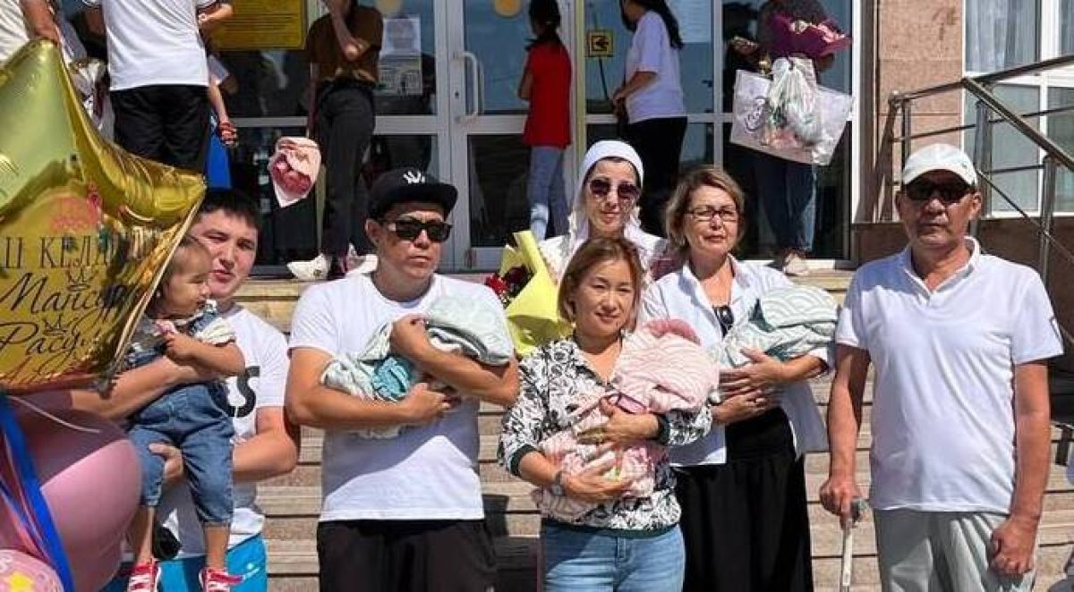 Третья тройня родилась в Актау