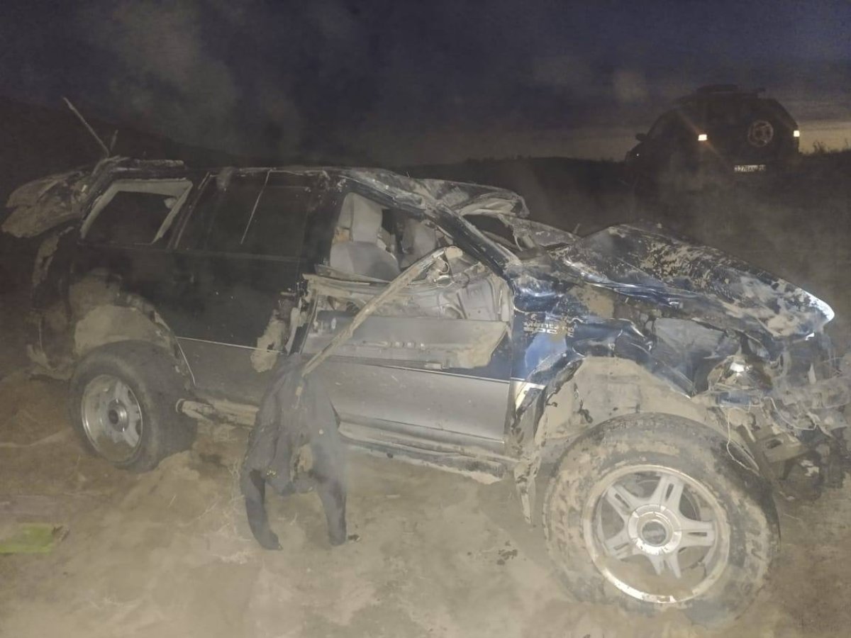 Внедорожник опрокинулся в Жетысу: один человек погиб