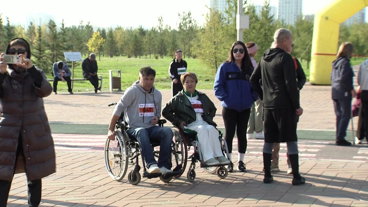 Елордада Республика күніне орай "Жігерлі Жандар" парамарафоны өтті