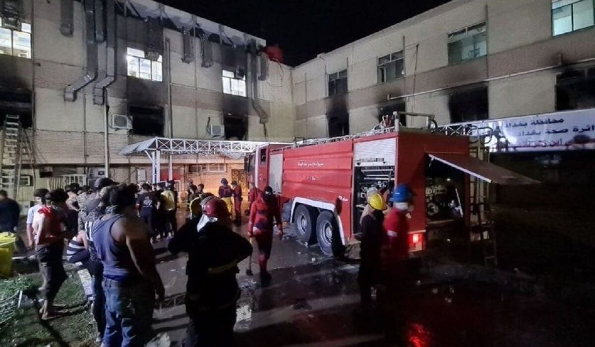 Ирактың солтүстігінде өрттен кем дегенде 100 адам қаза тапты