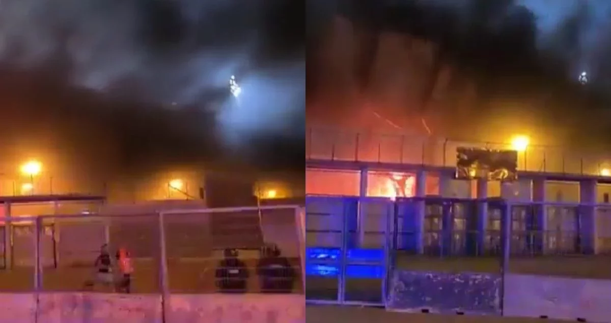 "Мүлде жарамсыз болып қалды": Жанкүйерлер стадионды өртеп жіберді