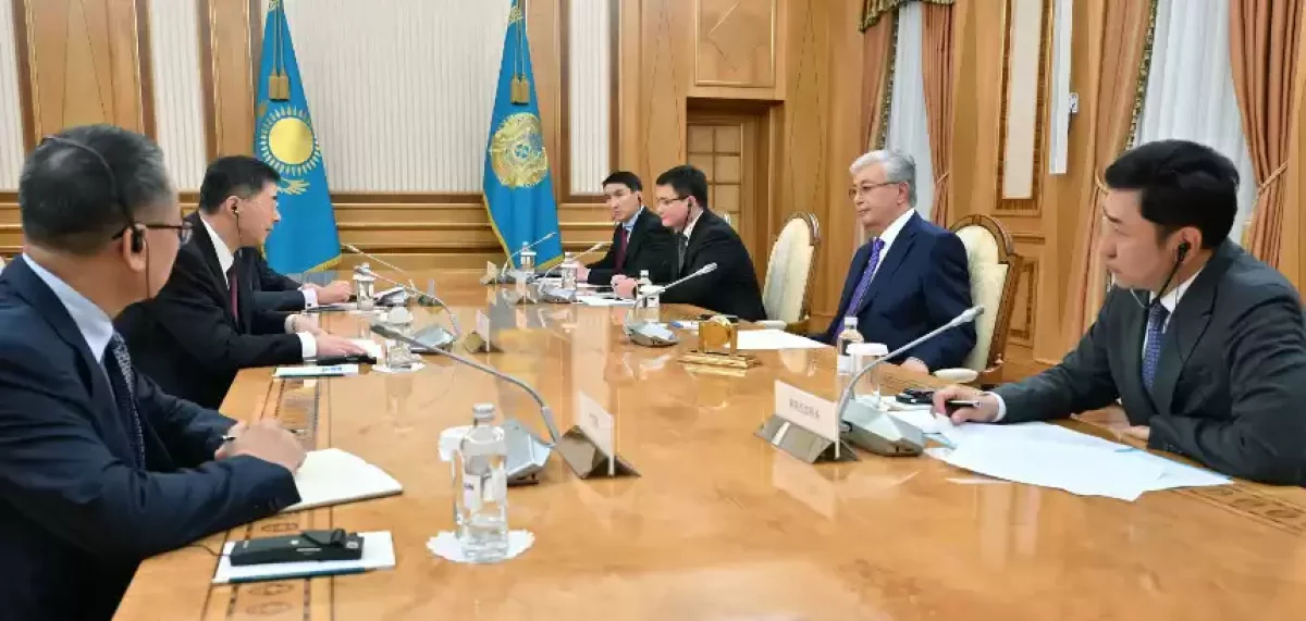 Қасым-Жомарт Тоқаев SINOPEC корпорациясының басшысын қабылдады