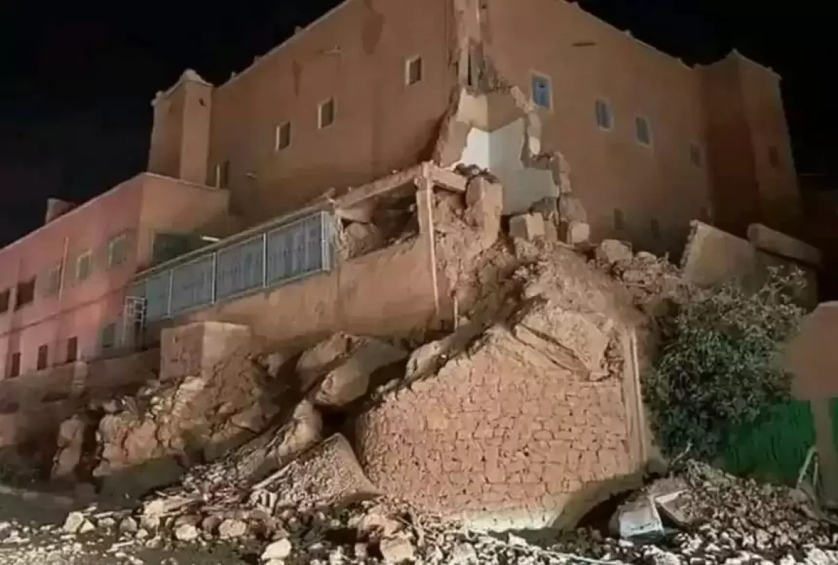 Мароккода жер сілкінісінен 300-ге жуық адам қаза тапты