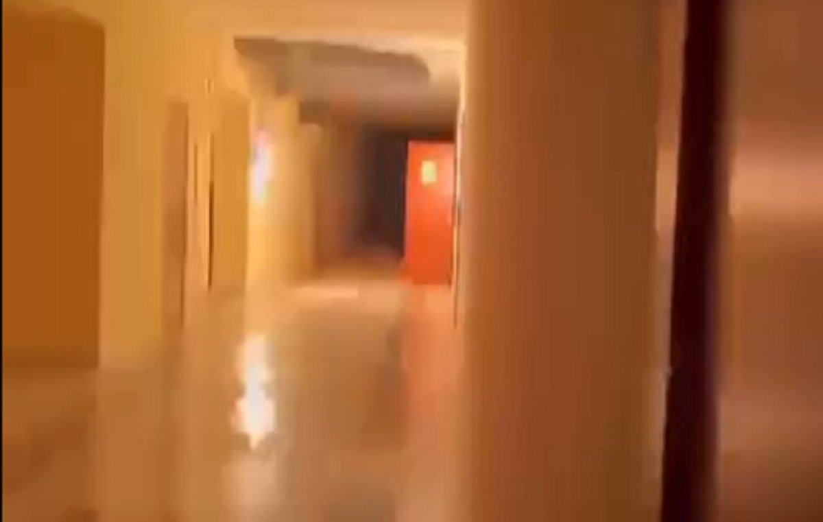 Момент возгорания в школе Жанаозена попал на видео