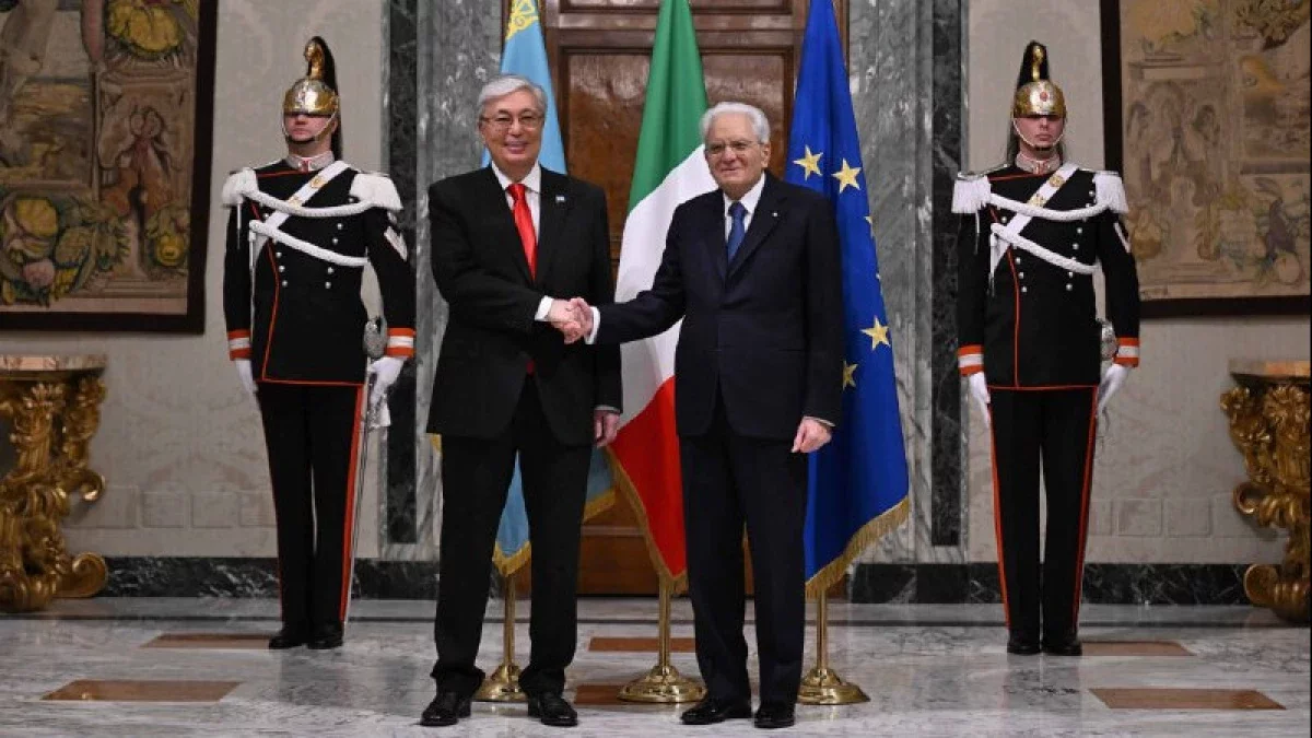 Қасым-Жомарт Тоқаев Италия Президенті Серджо Маттарелламен кездесті