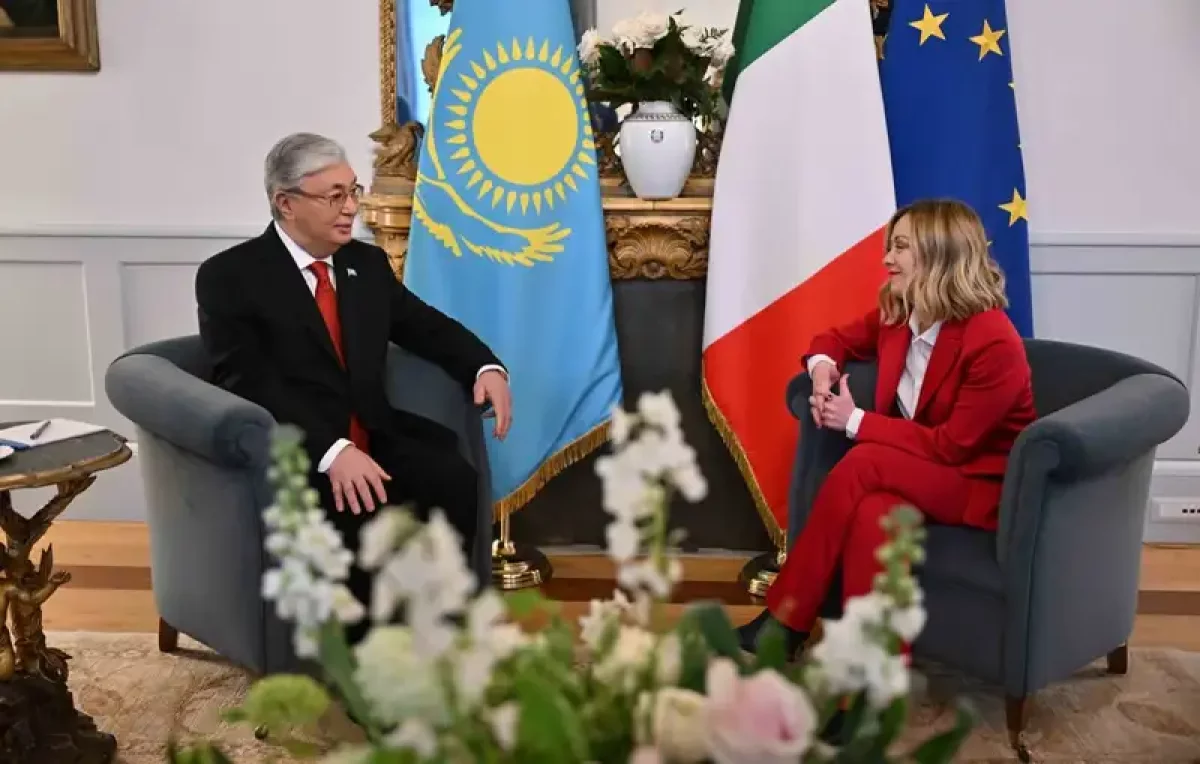 Тоқаев Италия премьер-министрі Джорджа Мелонимен келіссөз жүргізді