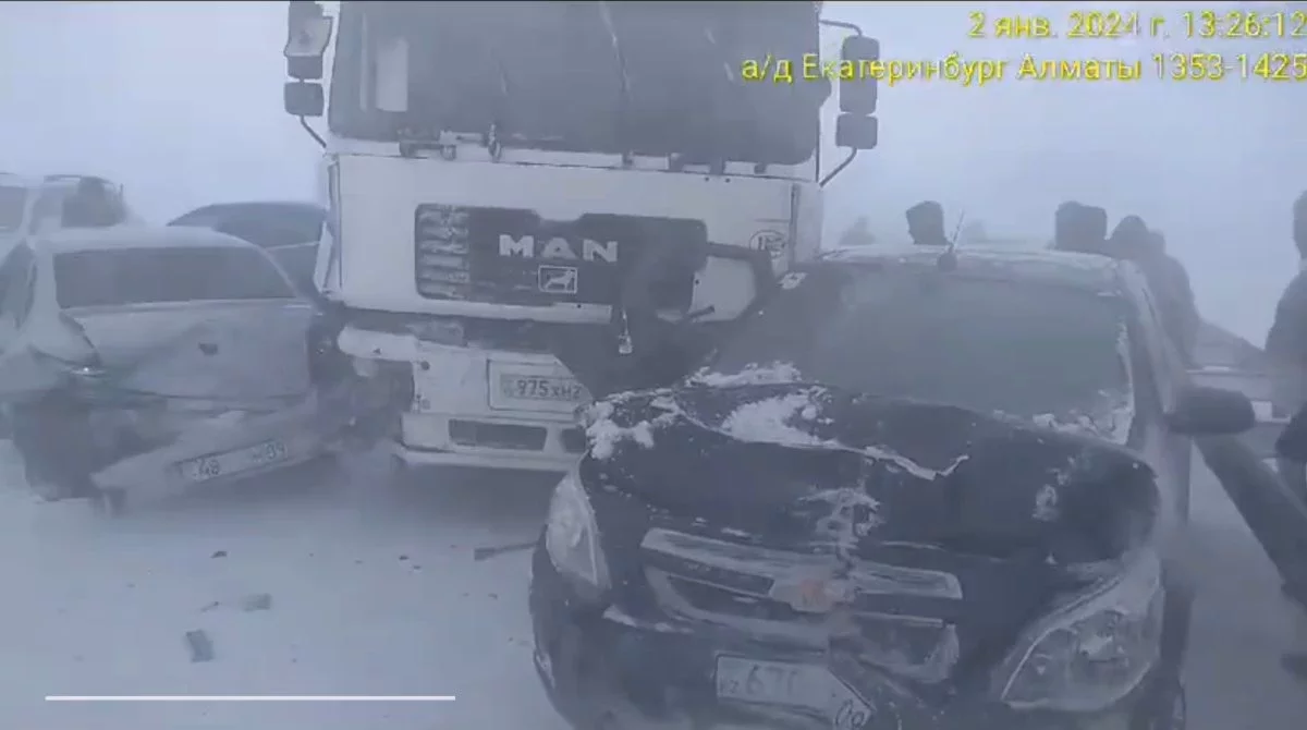 Қарағанды облысында жолда 7 автокөлік соқтығысты