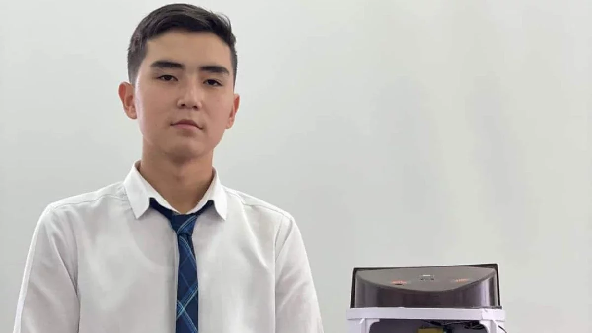 Түркістандық оқушы жасанды интеллект қосымшасын жасап шығарды