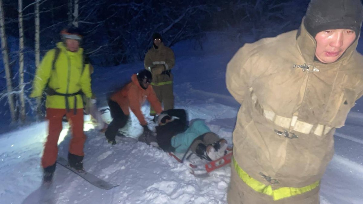 Россиянку спасли в горах Восточного Казахстана