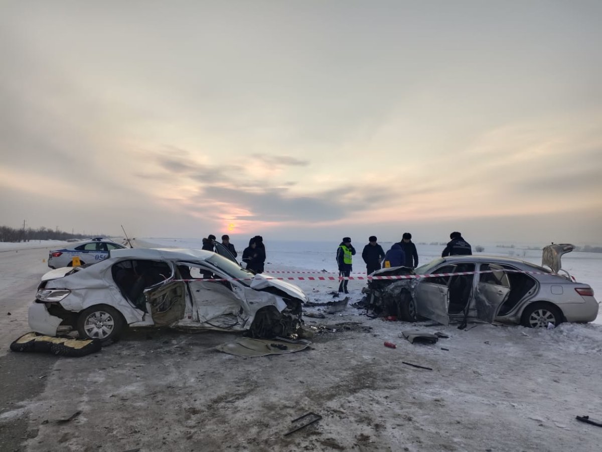 Два человека погибли в аварии под Петропавловском