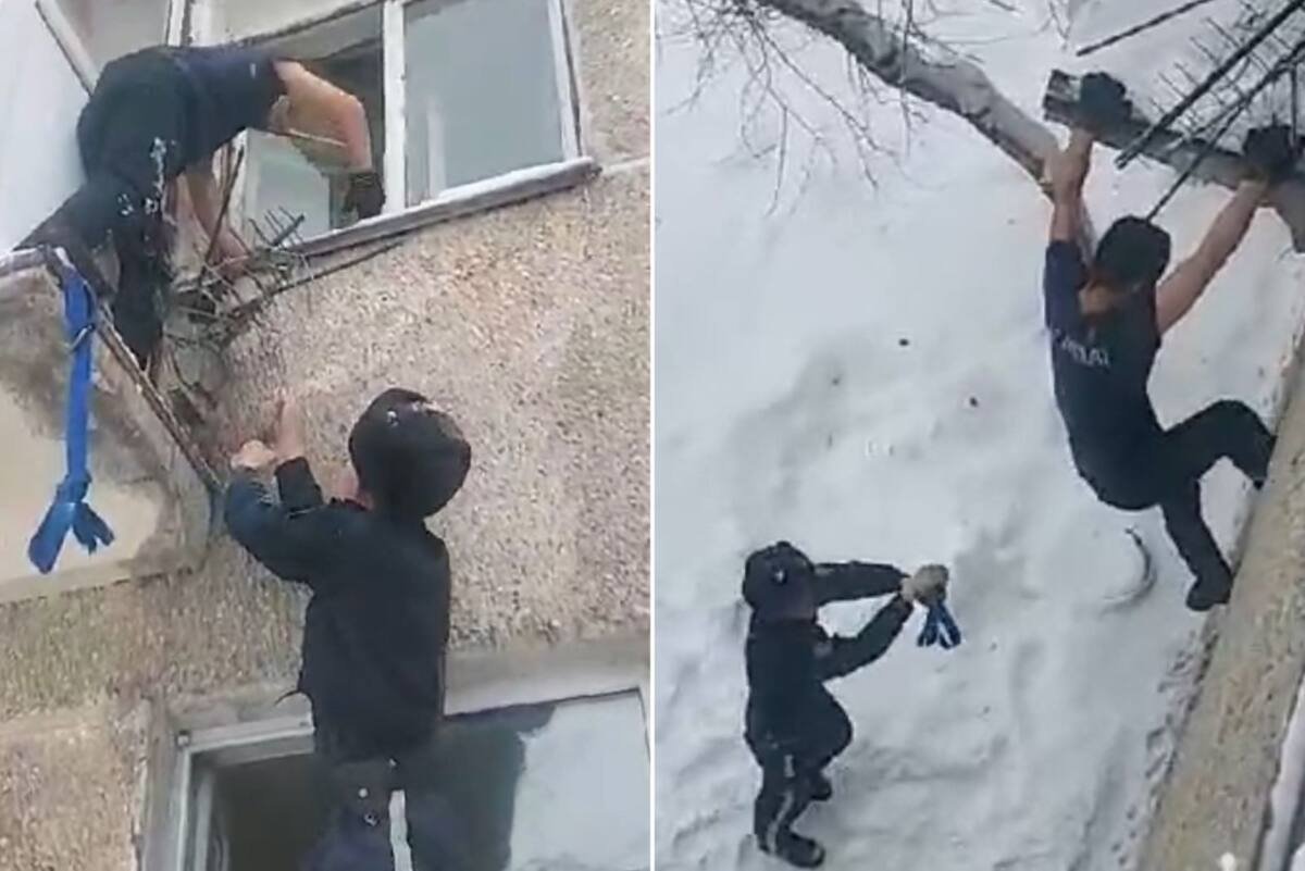 Зейнеткер пәтерге қамалып қалды