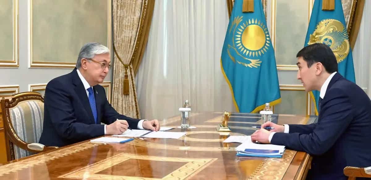 Мемлекет басшысы «ҚазМұнайГаз» ҰК» АҚ басқарма төрағасы Мағзұм Мырзағалиевті қабылдады