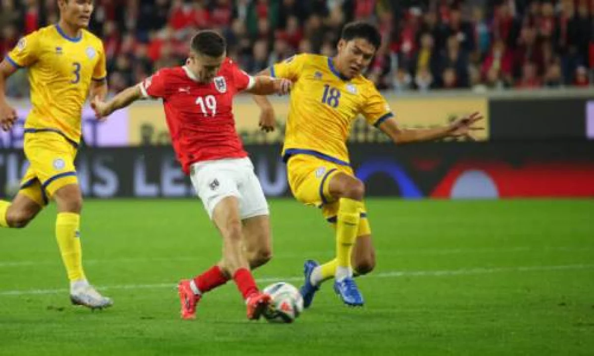 Австрийцы разгромили казахстанскую сборную в Лиге наций