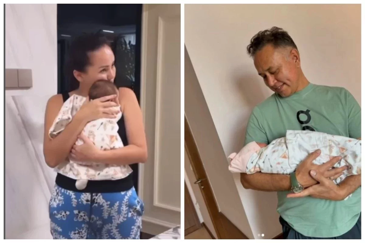 "Бесіншісі – филиппиндік": Баян Мақсатқызы екі қызына төрт бала күтушісін жалдағанын жасырмады