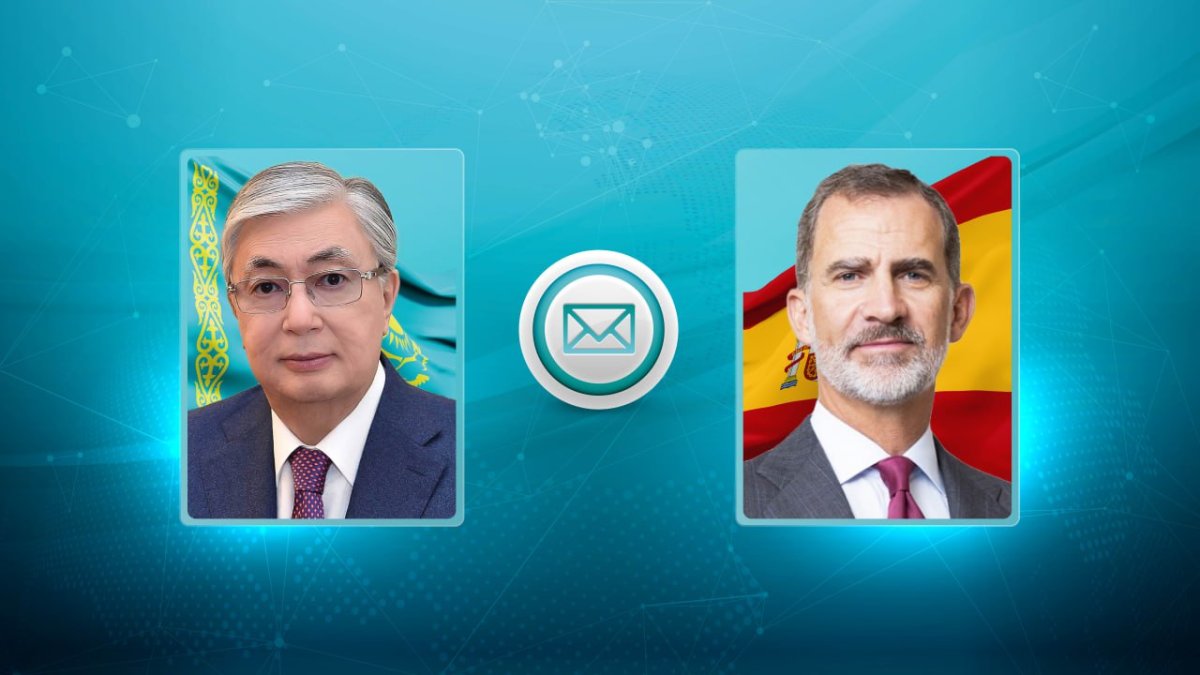 Токаев поздравил Короля Фелипе VI с Днем испанской нации