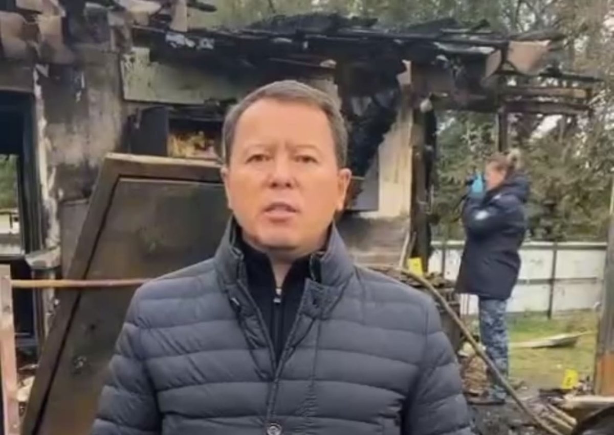 Поджог дома убитого в Талгаре: на место приехал замглавы МВД