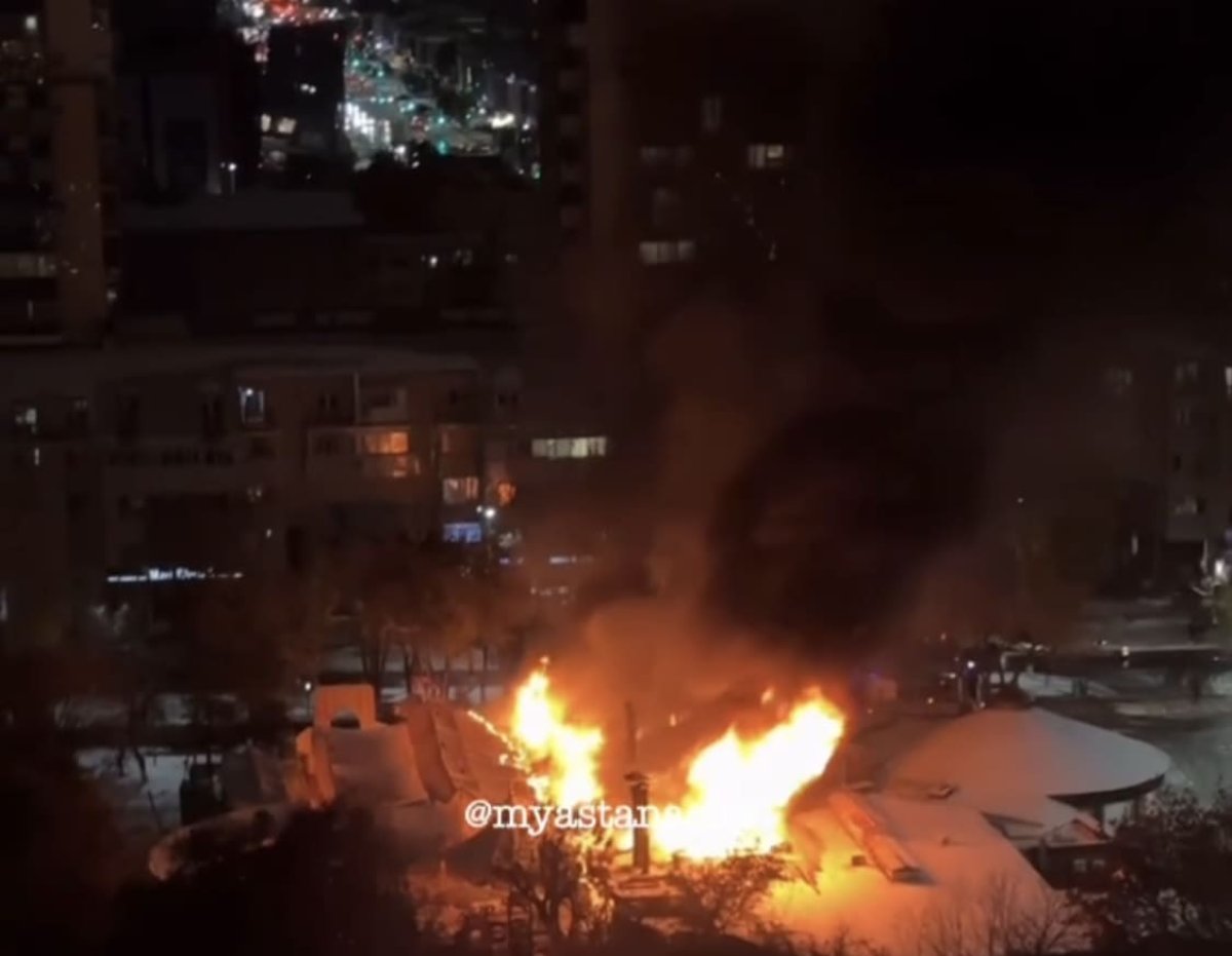 Взрыв в ресторане на набережной Астаны предотвратили пожарные