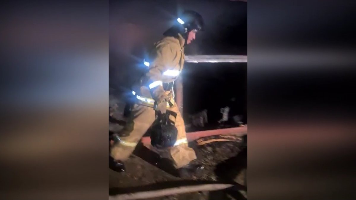 Ақтөбе облысында өрт сөндірушілер жарылыстың алдын алды