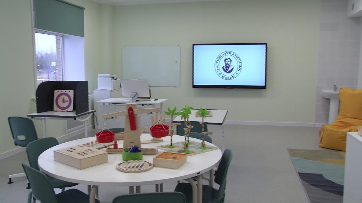 В Целиноградском районе открылись кабинеты инклюзии для детей с особыми потребностями