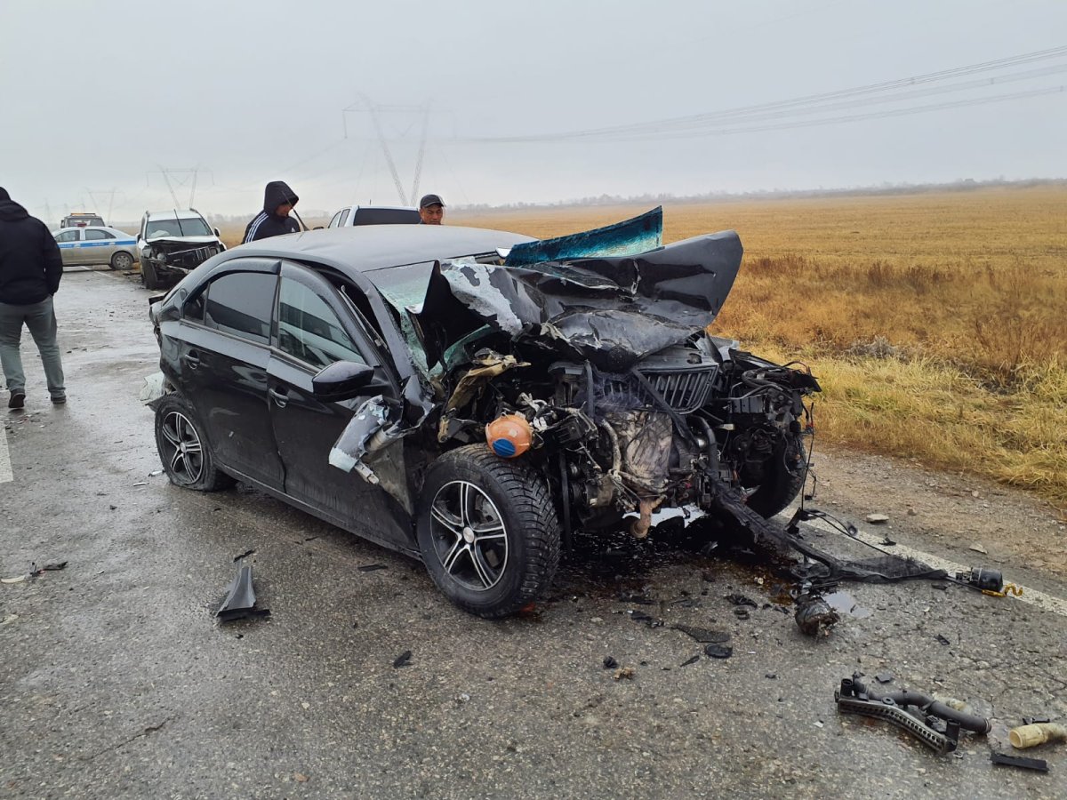 Массовое ДТП произошло из-за тумана в Костанайской области