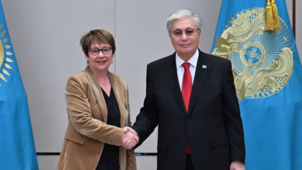 Президент Еуропалық қайта құру және даму банкінің басшысы Одиль Рено-Бассомен кездесті