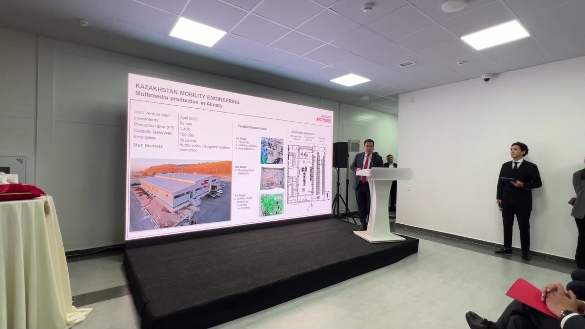 Қазақ тілі интеграцияланған мультимедиялық жүйелер шығаратын жаңа зауыт ашылды