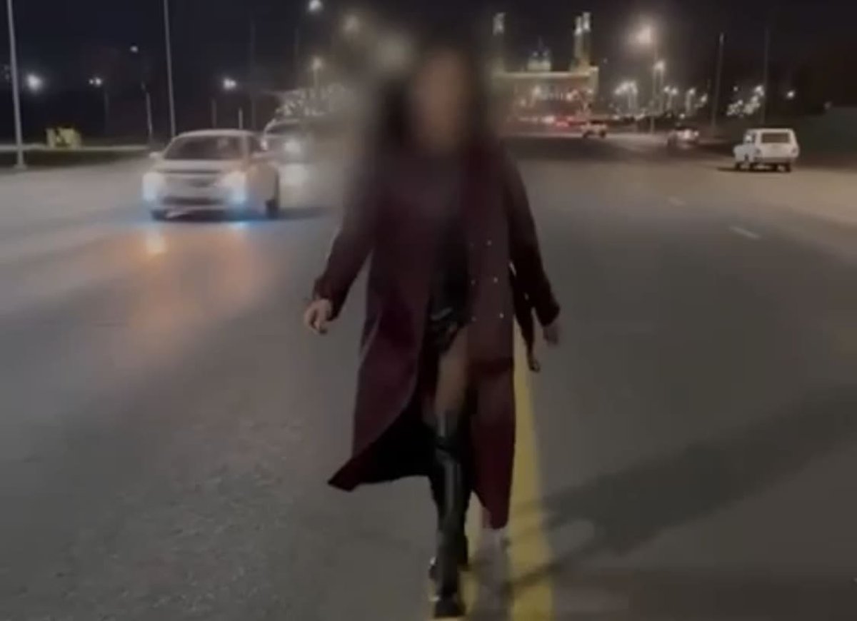 За эффектное видео на двойной сплошной наказали жительницу Усть-Каменогорска
