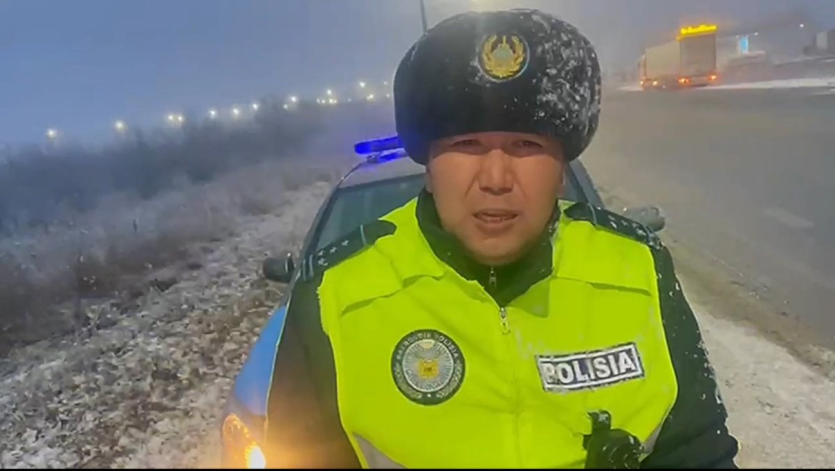 Снегопад и ветер: дорога на Усть-Каменогорск временно закрыта