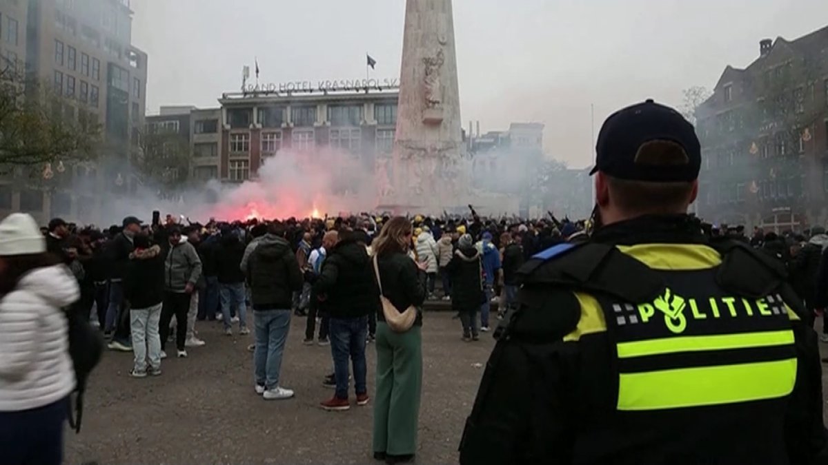 Беспорядки в поддержку Палестины четвертые сутки продолжаются в Амстердаме