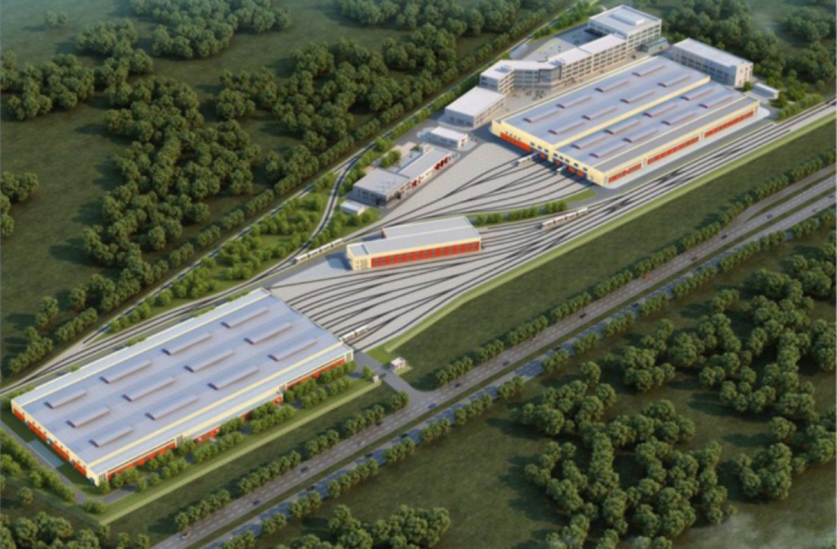 Депо LRT начали строить в Астане