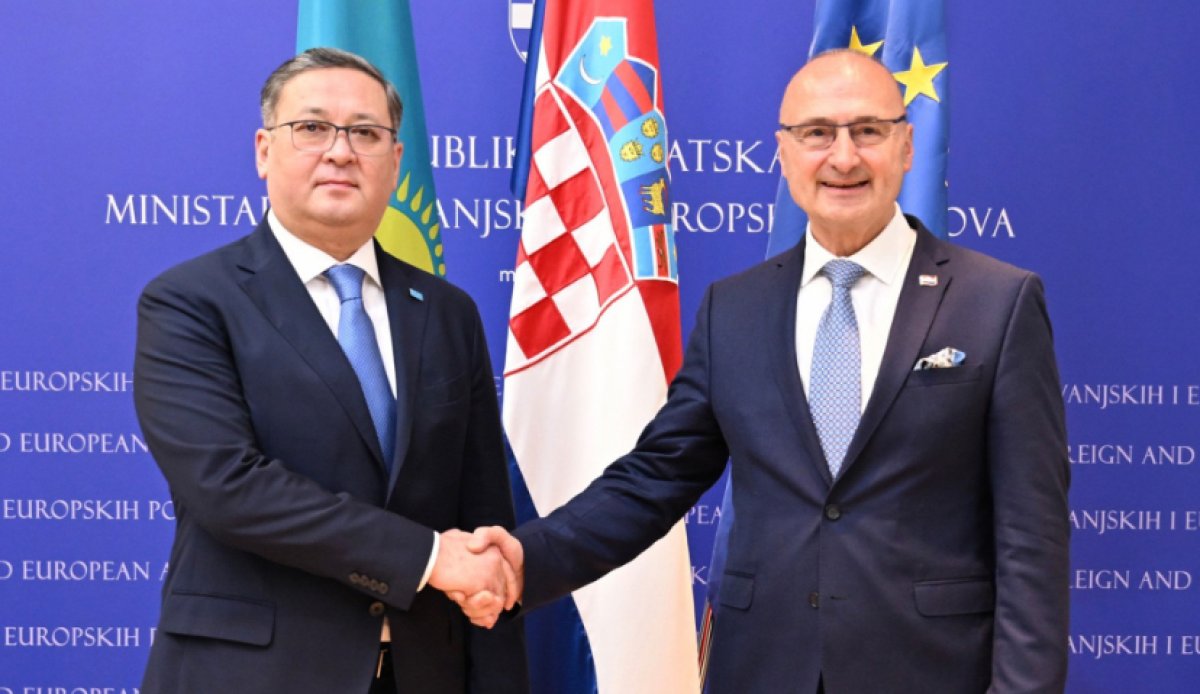 Глава МИД Мурат Нуртлеу прибыл в Хорватию с первым в истории Казахстана официальным визитом