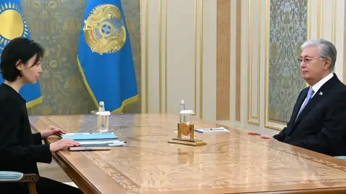 Мемлекет басшысы Зүлфия Сүлейменованы қабылдады