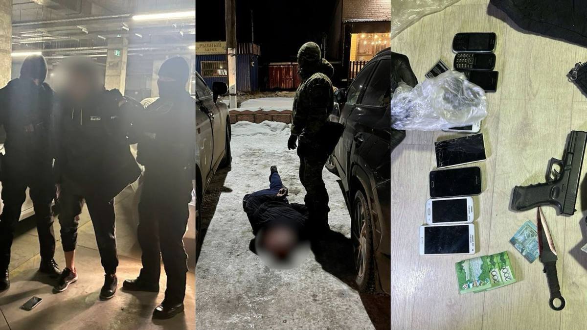 Силовики провели спецоперацию по задержанию ОПГ в Алматы и Кокшетау (ВИДЕО)