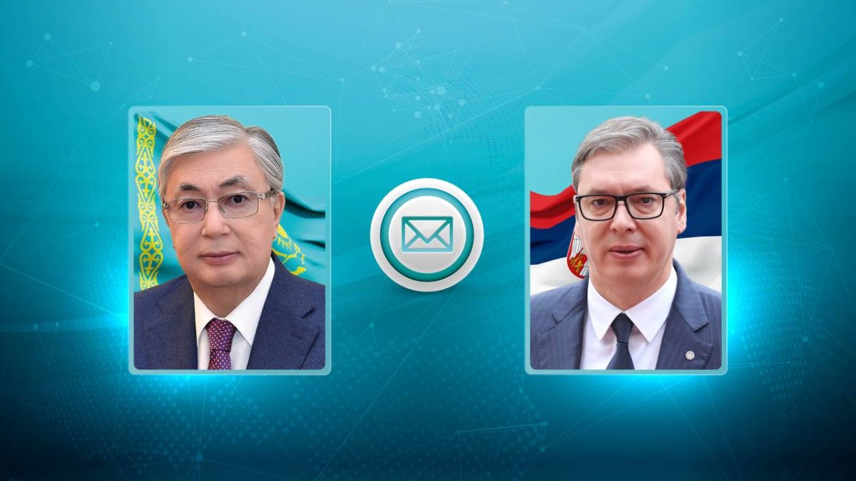 Президент Сербия Президенті Александр Вучичке көңіл айту жеделхатын жолдады