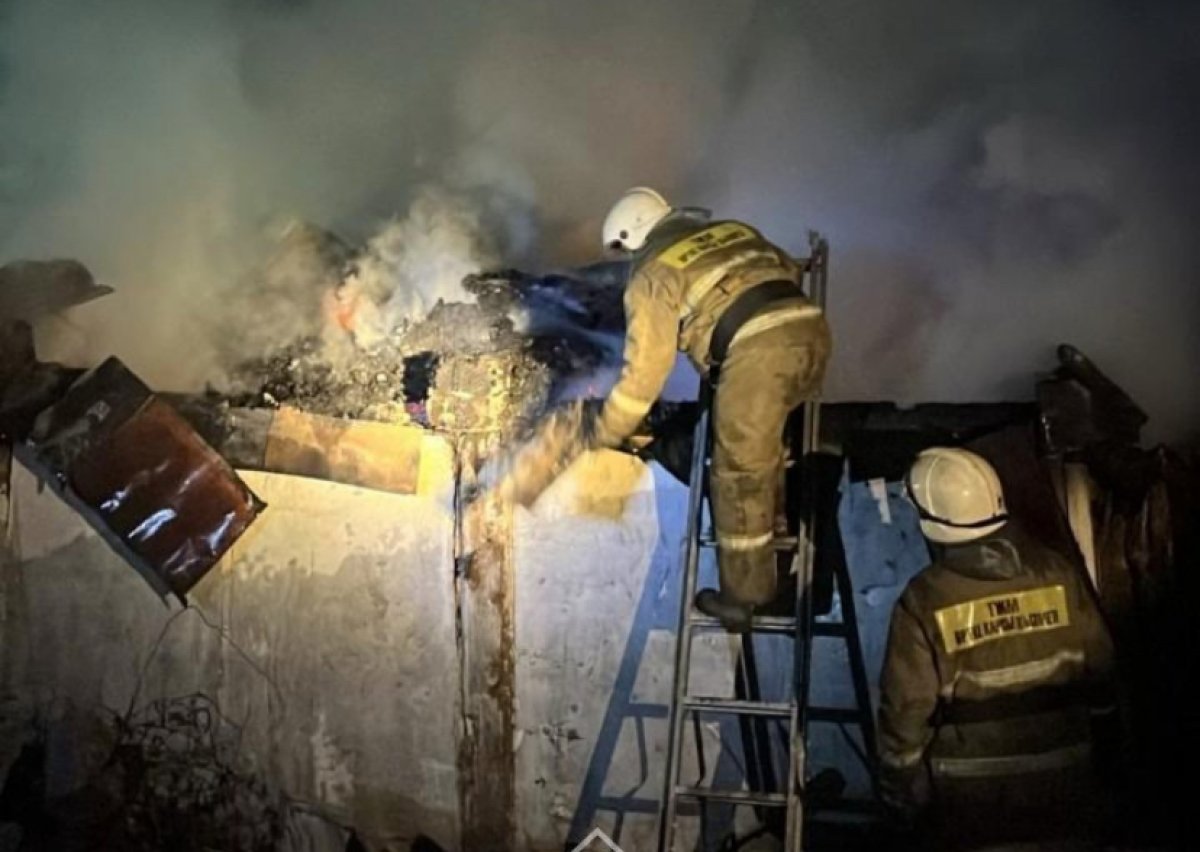 Пешком тушили спасатели пожар в горах Алматы