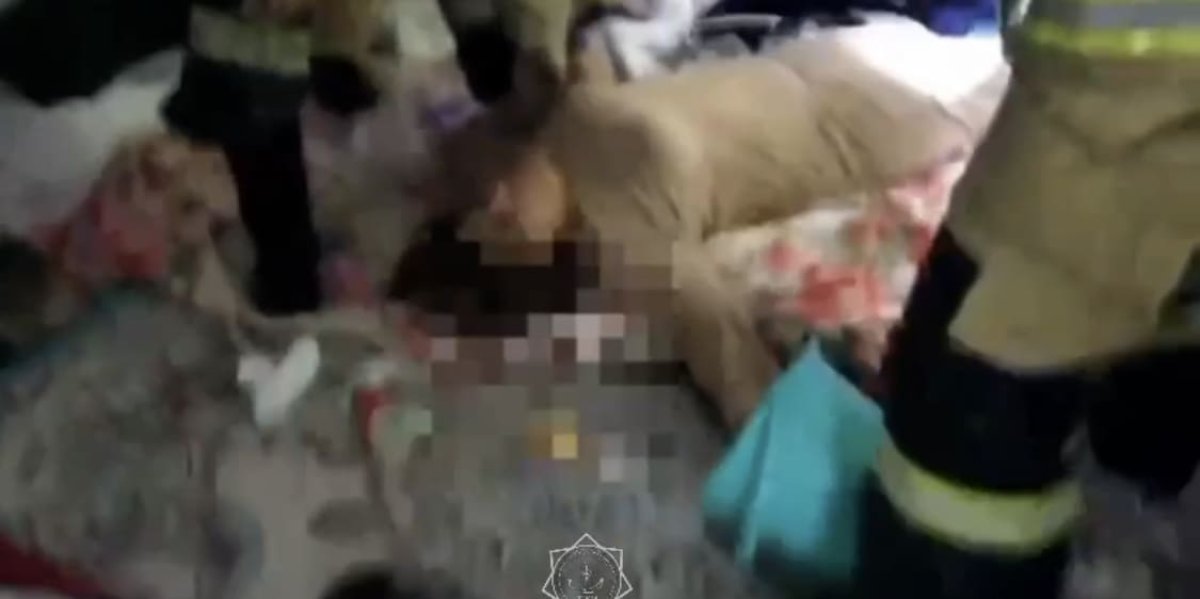 Суицид женщины в Шымкенте предотвратили спасатели (ВИДЕО)
