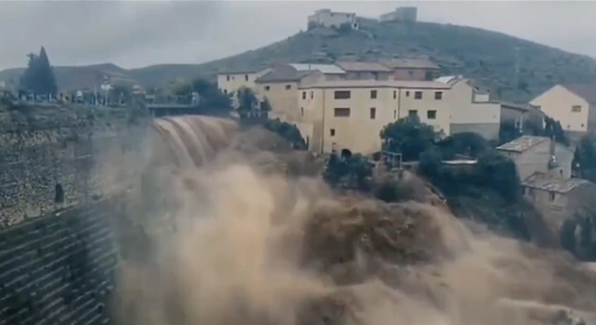 Один из районов Испании спасла от наводнения древнеримская плотина