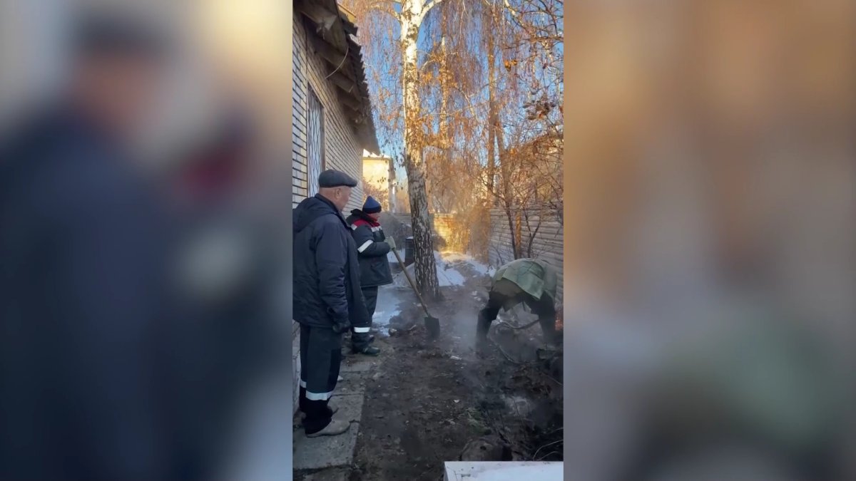 Рудныйда жаз бойы жөнделген жылу құбыры жарылды