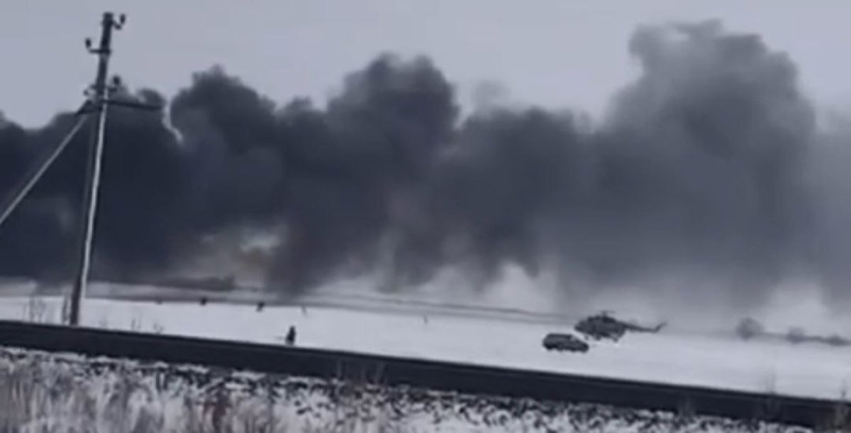 Уголовное дело возбуждено после падения вертолёта в Актюбинской области