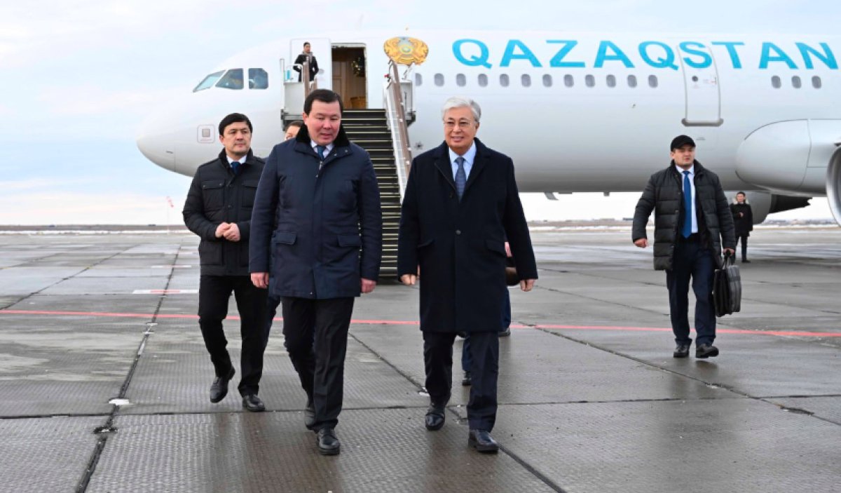 Токаев прибыл в Актюбинскую область