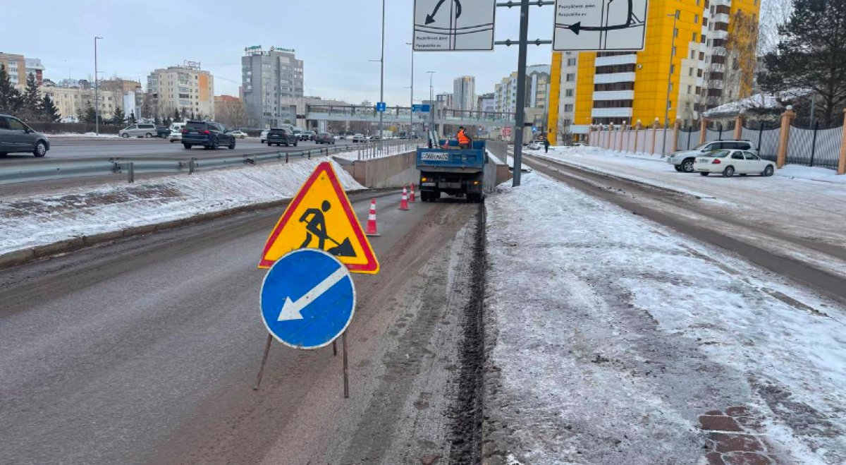 Туннель между Бараева и Республикой частично перекроют в Астане